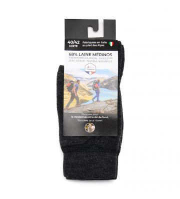 CHAUSSETTES LAINE MERINOS MID