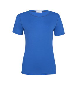 T-SHIRT LAINE MERINOS 145 W BLEU ROI