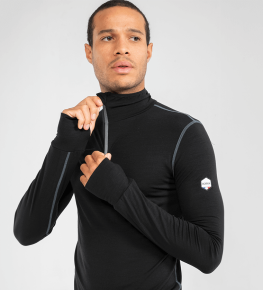 BASE LAYER LAINE MÉRINOS 240 H ZIP