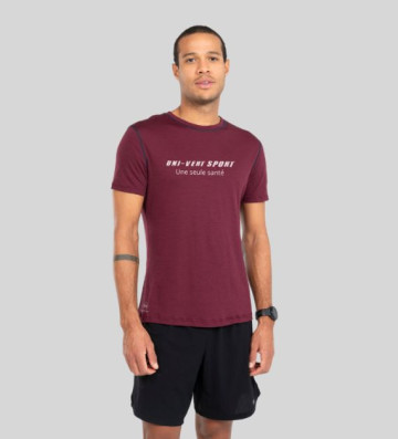 T-SHIRT LAINE MERINOS UNI VERT SPORT H
