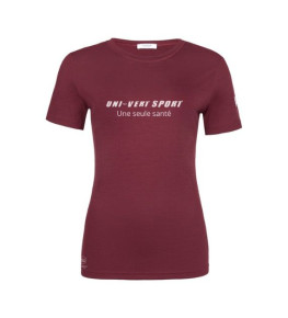 copy of T-SHIRT  LAINE MERINOS 145 W BORDEAUX