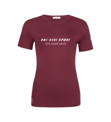 copy of T-SHIRT  LAINE MERINOS 145 W BORDEAUX