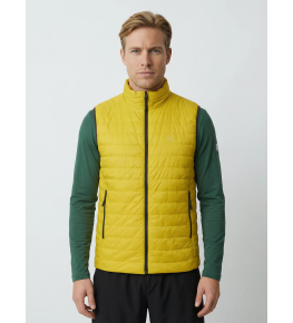 GILET HOMME WOOL DOWN CURRY