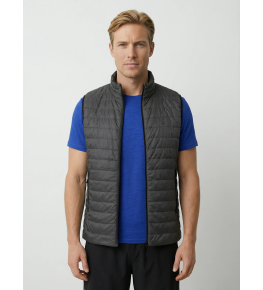 GILET HOMME WOOL DOWN NOIR