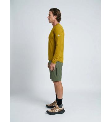 T-shirt Homme laine mérinos ultra light Antic moss - OGARUN