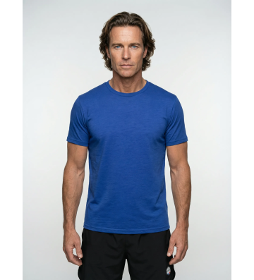 T-shirt Homme laine mérinos ultra light Deepblue - OGARUN