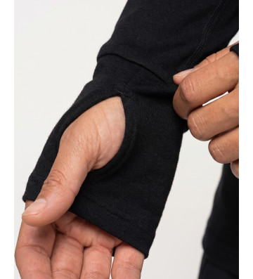 Base layer en laine mérinos homme 240H noir  - OGARUN