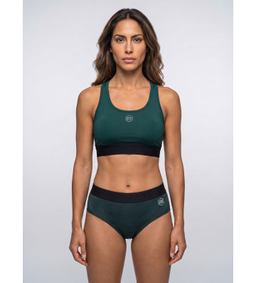 Culotte en laine mérinos pour femmes vert Forest - OGARUN