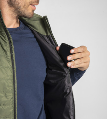 GILET HOMME WOOL DOWN NOIR