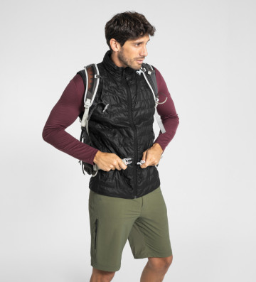 GILET HOMME WOOL DOWN NOIR