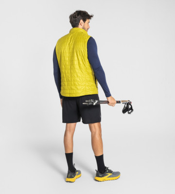 GILET HOMME WOOL DOWN CURRY