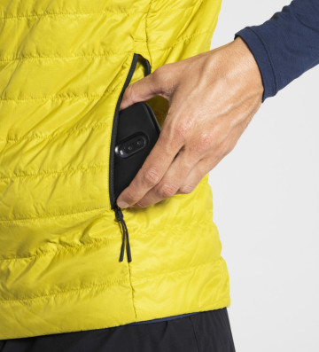 GILET HOMME WOOL DOWN CURRY